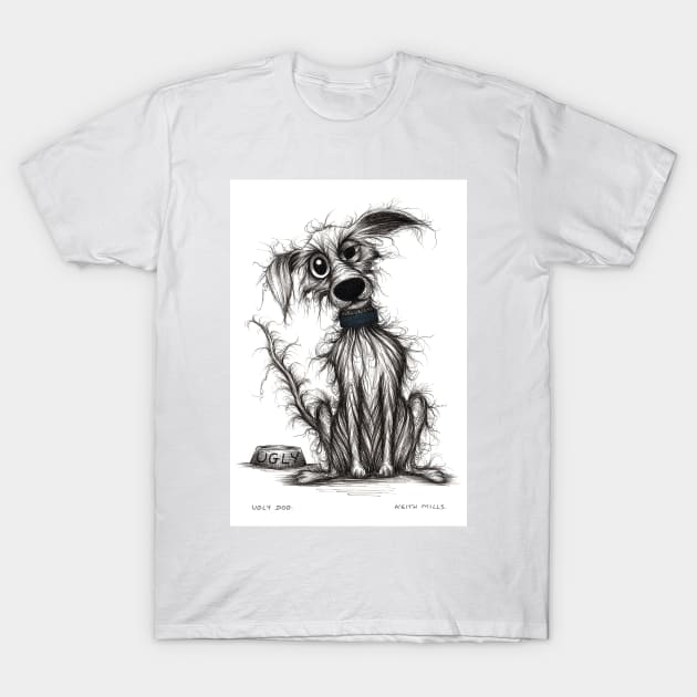 Ugly dog T-Shirt by Keith Mills